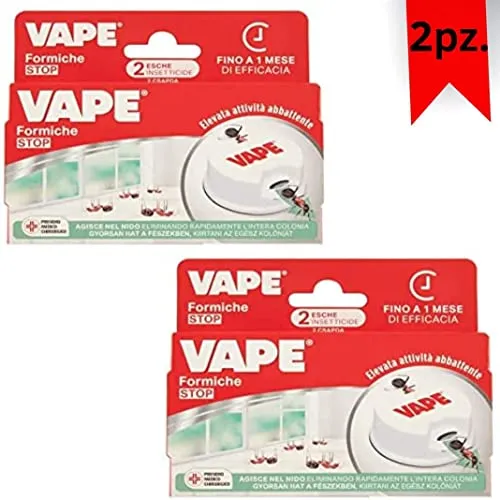 Naramaki® Insetticida Vape Antiformiche - 2 Confezioni da 2 Esche