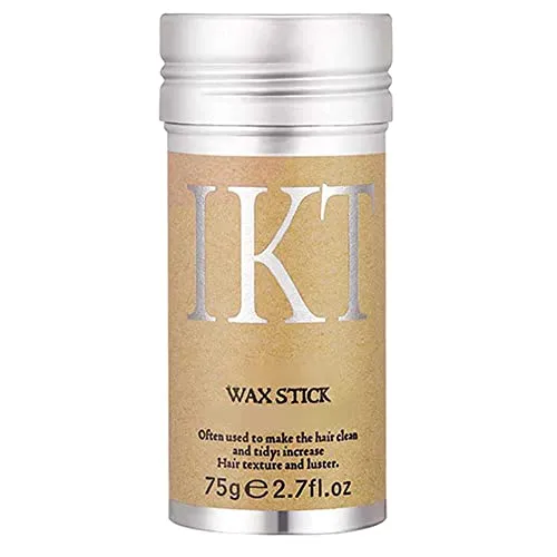 Bastone di cera per capelli, Stick per Finitura dei Capelli, Capelli Cera Stick, Stick cera per capelli professionale che modella i capelli spezzati gel acconciatura cera idratante per Unisex 75g