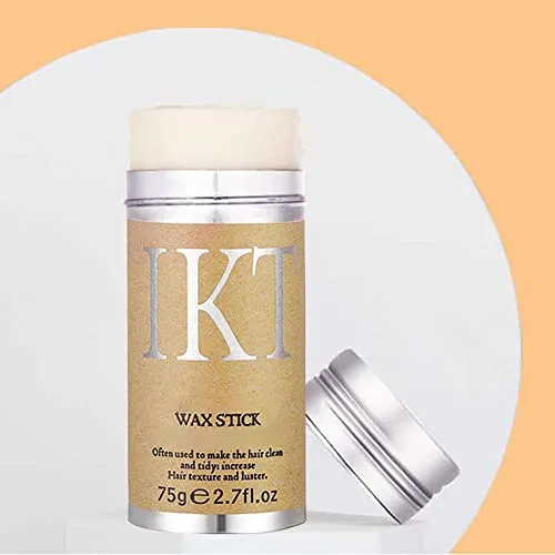 Bastone di cera per capelli, Stick per Finitura dei Capelli, Capelli Cera Stick, Stick cera per capelli professionale che modella i capelli spezzati gel acconciatura cera idratante per Unisex 75g