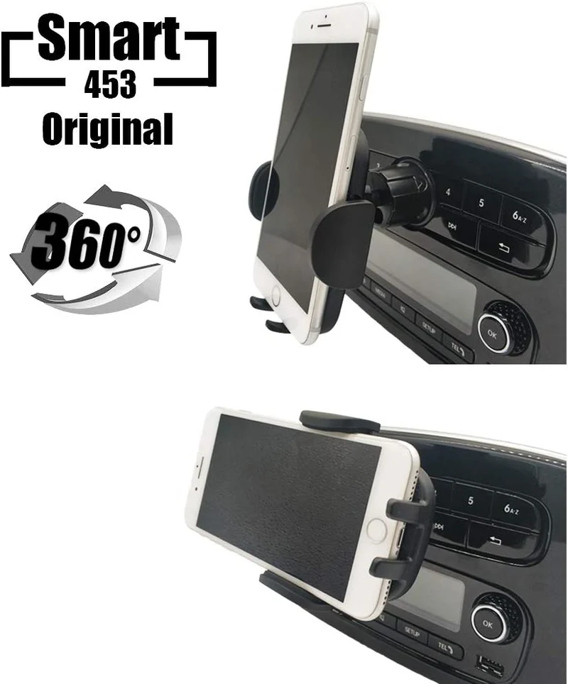 Supporto Porta Telefono per Smart 453, Smart 453 Forfour Fortwo Accessori Supporto Smartphone per Autoradio