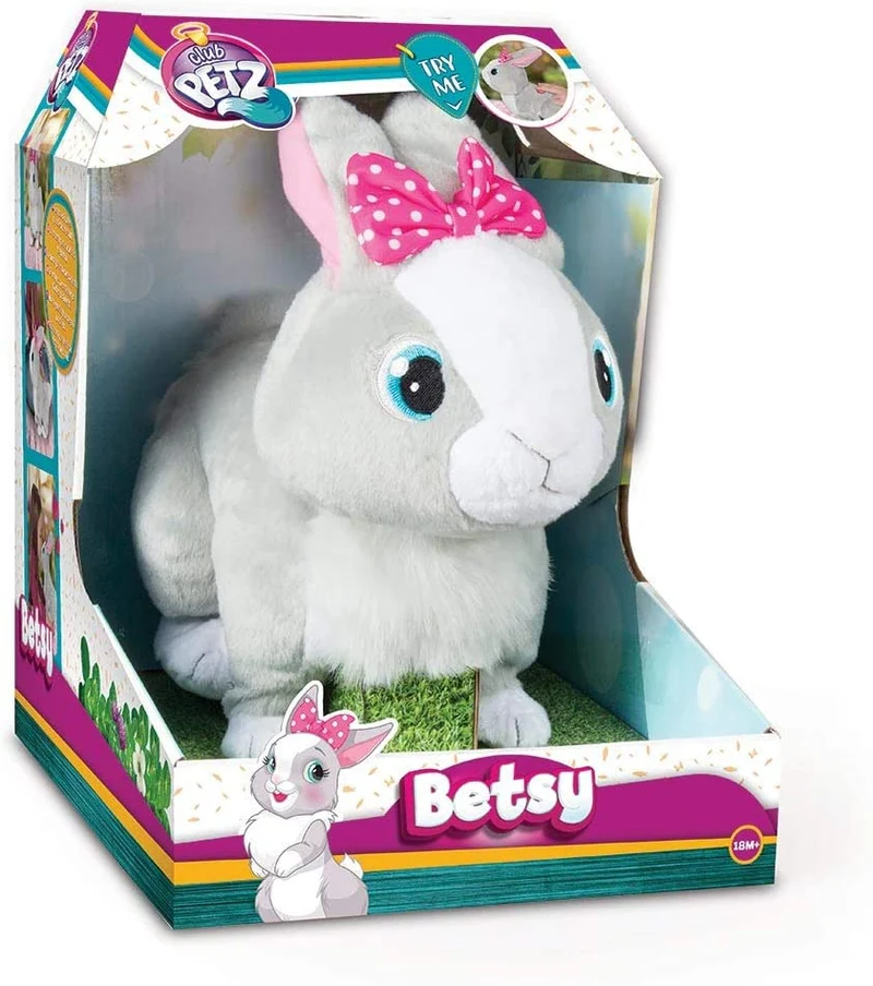 CLUB PETZ Betsy | Coniglio saltatore interattivo che risponde alla tua voce