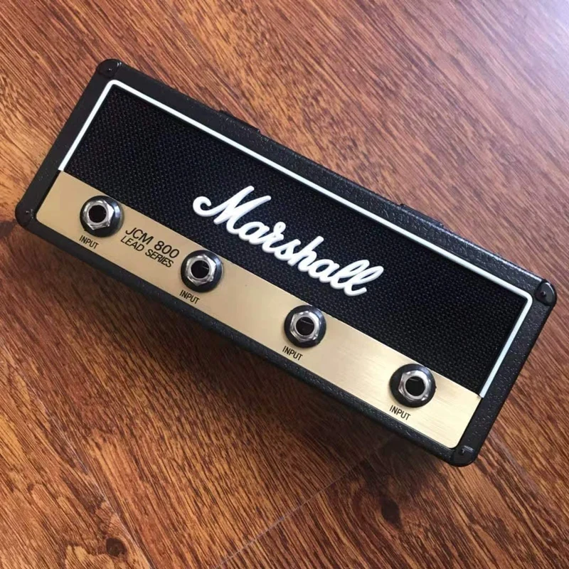 WQU Portachiavi Marshall Jack II 2.0 JCM800, portachiavi a tema chitarra, con ganci, montaggio a parete
