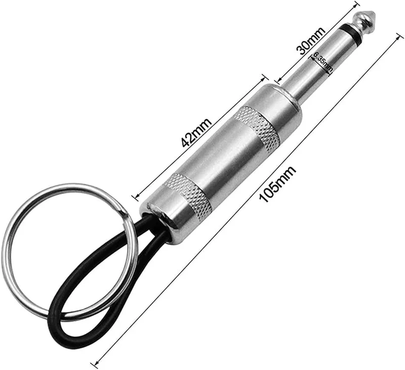 WQU Portachiavi Marshall Jack II 2.0 JCM800, portachiavi a tema chitarra, con ganci, montaggio a parete