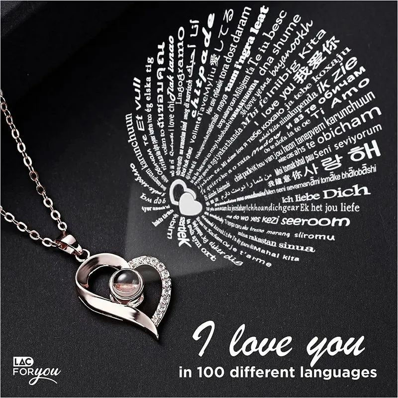 LAC Rosa Stabilizzata Vera con Collana | Rose Stabilizzate Idee Regalo Mamma Idee Regalo Donna Compleanno | Rosa Eterna Vera Idea Regalo Donna Originale | Rosa Perenne Regali Per Lei Fidanzata