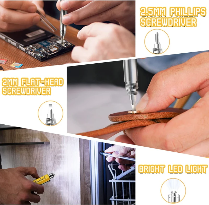 Maqhpu Regalo Uomo, Regali Natale Uomo, Penna Regalo Multifunzione 9 in 1, Regali Natale Originali, Gadget Utili Idee Regalo Natale Uomo, Regali di Natale per Lui/Papà, Regalo Uomo Compleanno