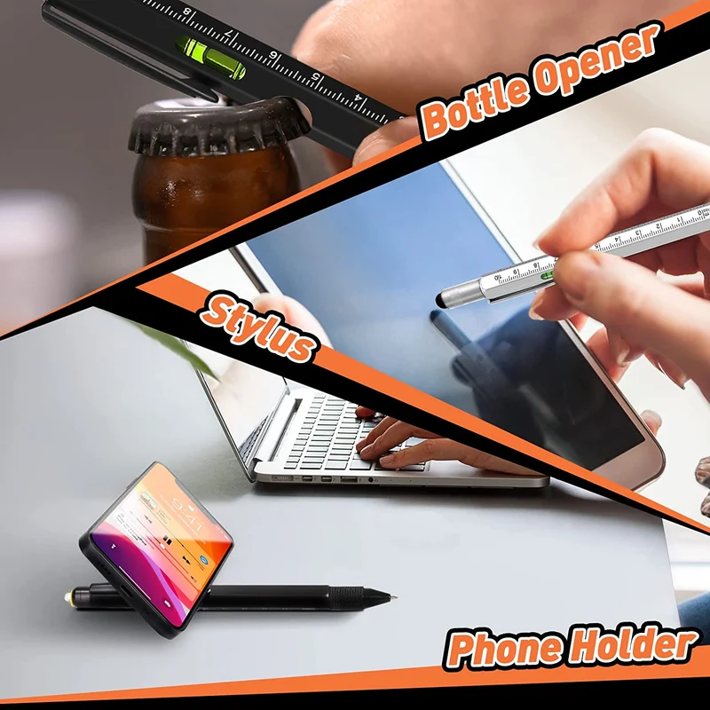KEZKALS Penna Multifunzione 9 IN 1 Regalo Uomo, Regali Natale Uomo Originali, Idee Regalo Uomo Natale Originale, Idee Regalo Uomo Compleanno, Regali per Papà, Regali per Lui, Idee Regalo San Valentino