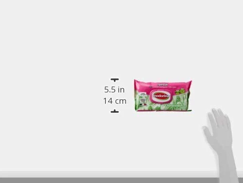 Inodorina PET100106 salviette aggiorna clorhexidina, 40 unità