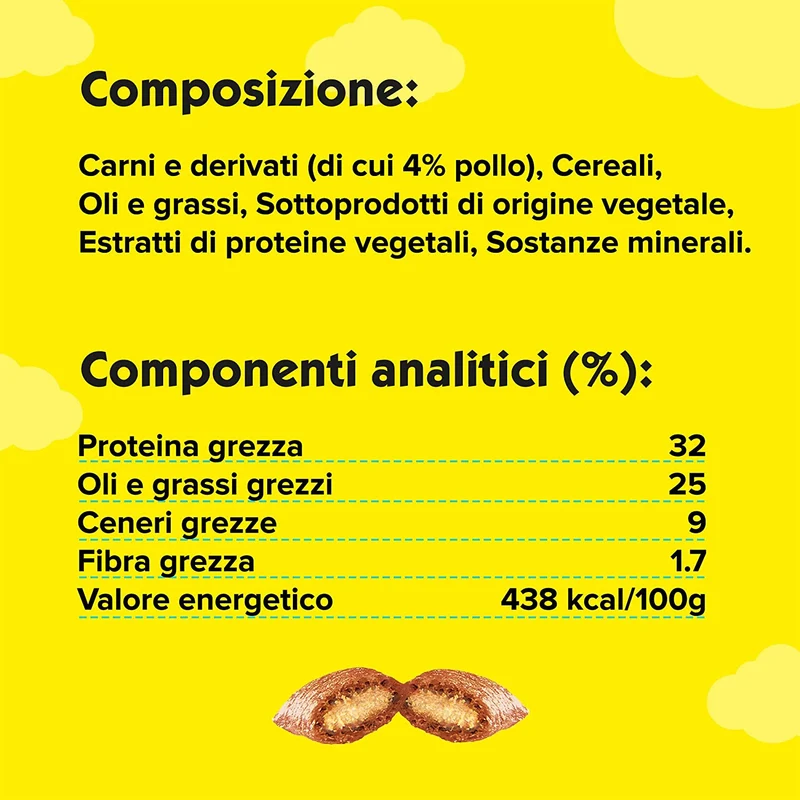 Catisfactions Snack per Gatto, Gustoso Pollo, 6 Confezioni da 60 g