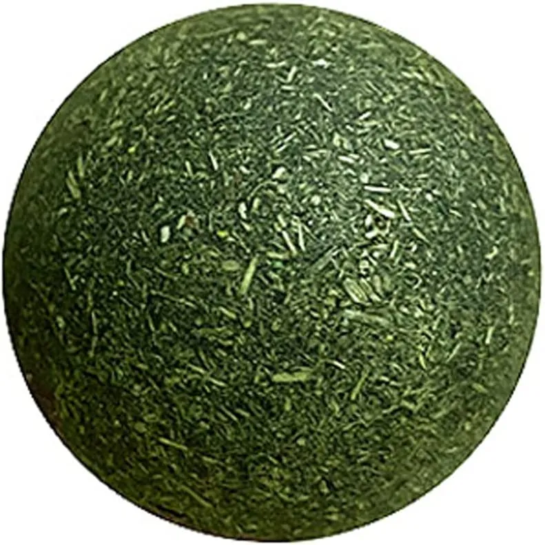 Palline di Erba Gatta Catnip Ball Rotante Giocattolo Interattivo per Gatti Gattino Pulizia Denti