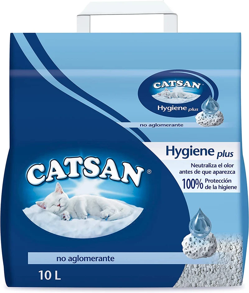 Catsan Hygiene Plus Lettiera per Gatti, 10L