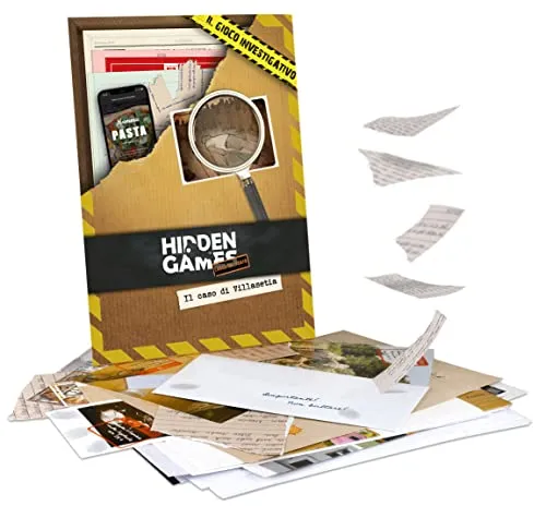 Hidden Games Luogo del Reato - Il 1° caso - IL CASO DI VILLASETIA - Italiana - Gioco realistico della scena del crimine, gioco emozionante del detective, gioco della stanza di fuga