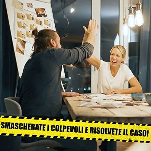 Hidden Games Luogo del Reato - Il 1° caso - IL CASO DI VILLASETIA - Italiana - Gioco realistico della scena del crimine, gioco emozionante del detective, gioco della stanza di fuga
