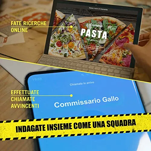 Hidden Games Luogo del Reato - Il 1° caso - IL CASO DI VILLASETIA - Italiana - Gioco realistico della scena del crimine, gioco emozionante del detective, gioco della stanza di fuga