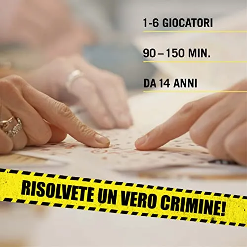 Hidden Games Luogo del Reato - Il 1° caso - IL CASO DI VILLASETIA - Italiana - Gioco realistico della scena del crimine, gioco emozionante del detective, gioco della stanza di fuga
