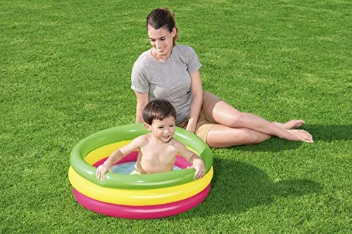 Bestway 51128 Piscinetta per Bambini a 3 Anelli, 2 Anni+