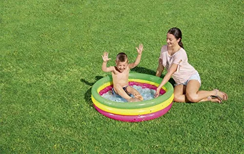 Bestway 51104 Piscinetta per Bambini a 3 Anelli, 2 Anni+