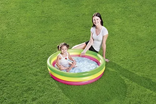 Bestway 51104 Piscinetta per Bambini a 3 Anelli, 2 Anni+