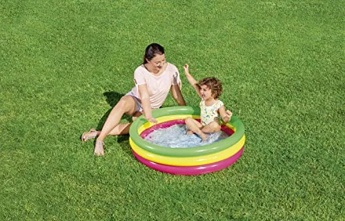 Bestway 51104 Piscinetta per Bambini a 3 Anelli, 2 Anni+