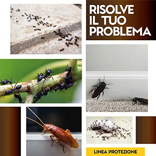 Albagarden Rethrin - Insetticida Formiche E Scarafaggi - Veleno per Insetti per Interno Ed Esterno, Giardino E Casa - Repellente per Blatte, Zecche, Pesciolini d'Argento - Anti Formiche Spray 500 ml