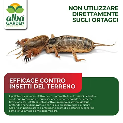 Albagarden - Albakill Esca Anti Formiche Orto e Giardino - Insetticida Micro Granulare Per Ambienti Esterni - Scarafaggi Blatte Grillotalpa Insetti Pulci Zecche - Solubile Spray Antiformiche x 1 Kg