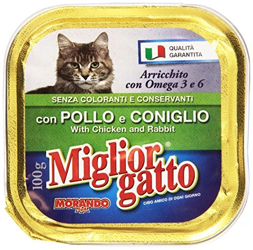MigliorGatto Vaschetta Pollo e Coniglio 100 g