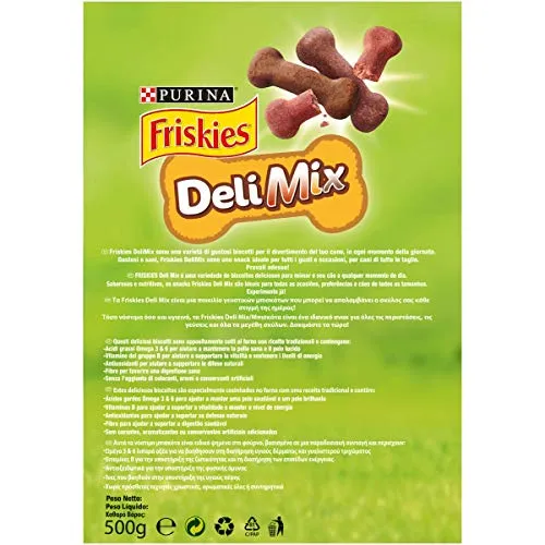 Purina Friskies Biscotti DeliMix per Cani Adulti, 500g