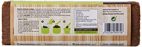 Flower 80070 - Blocco di Fibra di Cocco Desidratada Cocoflower (650G-9L)