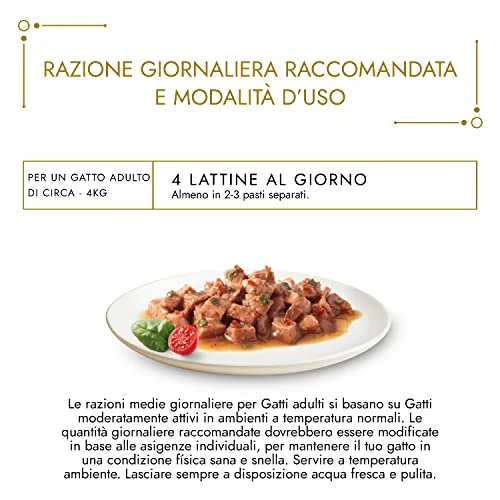 Purina Gourmet Gold Dadini in Salsa Cibo Umido per Gatto con Vitello in Salsa con Verdure, 24 Lattine da 85g