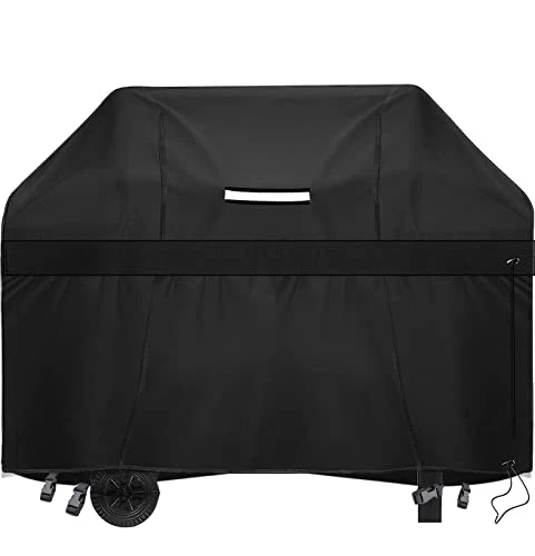 Copertura Barbecue, Impermeabile Telo Protettivo per BBQ Grill Antivento, Resistente agli Strappi Copertura per Barbecue da Esterno, Anti Polvere Neve Pioggia Sole raggi UV (145 x 61 x 112 cm)