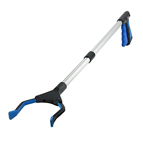 Awsuc Pinza telescopica, 82cm Pinza telescopica Pieghevole, Pinza Prensile,Raccoglitore di immondizia, Pinza Morsetto in Gomma