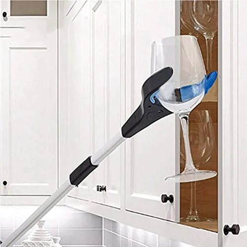 Awsuc Pinza telescopica, 82cm Pinza telescopica Pieghevole, Pinza Prensile,Raccoglitore di immondizia, Pinza Morsetto in Gomma