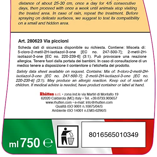 VIA PICCIONI DISABITUANTE 750ML