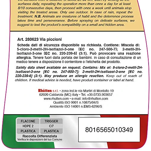 VIA PICCIONI DISABITUANTE 750ML
