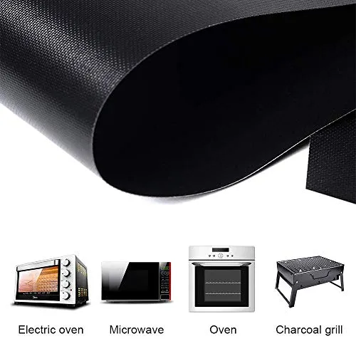 Tappetini da Barbecue accessori barbecue Mat Resistenti a Temperatura Alta Adatti per Griglia a Gas Carbone Forno e Griglia Elettrica