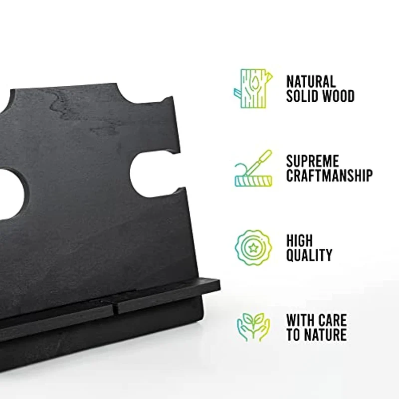 LAC Docking Station per Cellulare in Legno | Idee Regalo Compleanno Uomo | Regali di Natale Originale Lui | Svuotatasche Portaoggetti Orologio | Festa del Papà Anniversario Marito Fidanzato Fratello