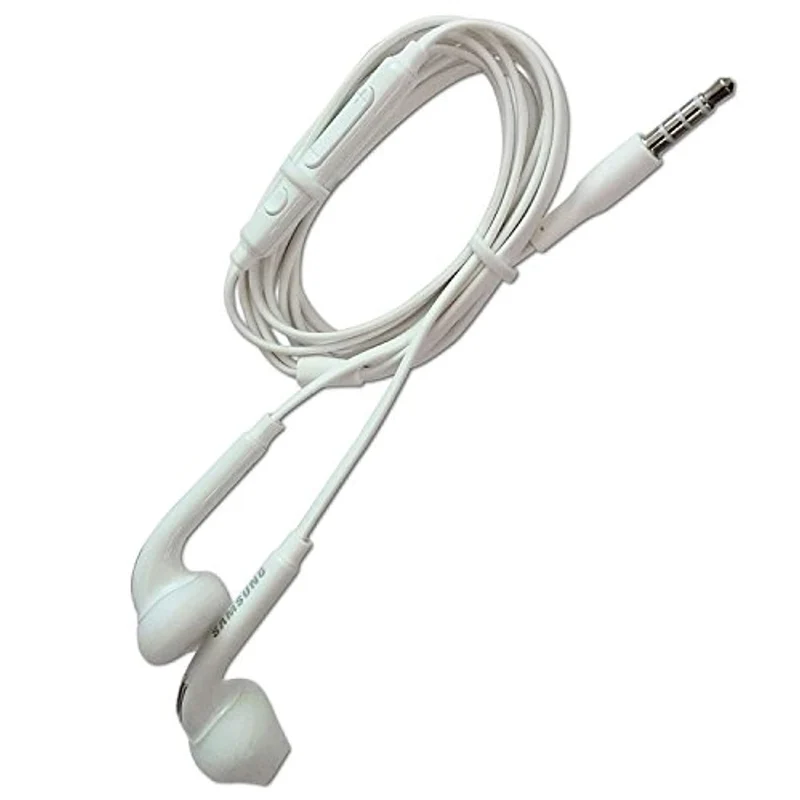 SAMSUNG EG920 Premium in Ear Cuffie Stereo per EO eg920bw Galaxy S3 I9300 Cavo Piatto Bianco