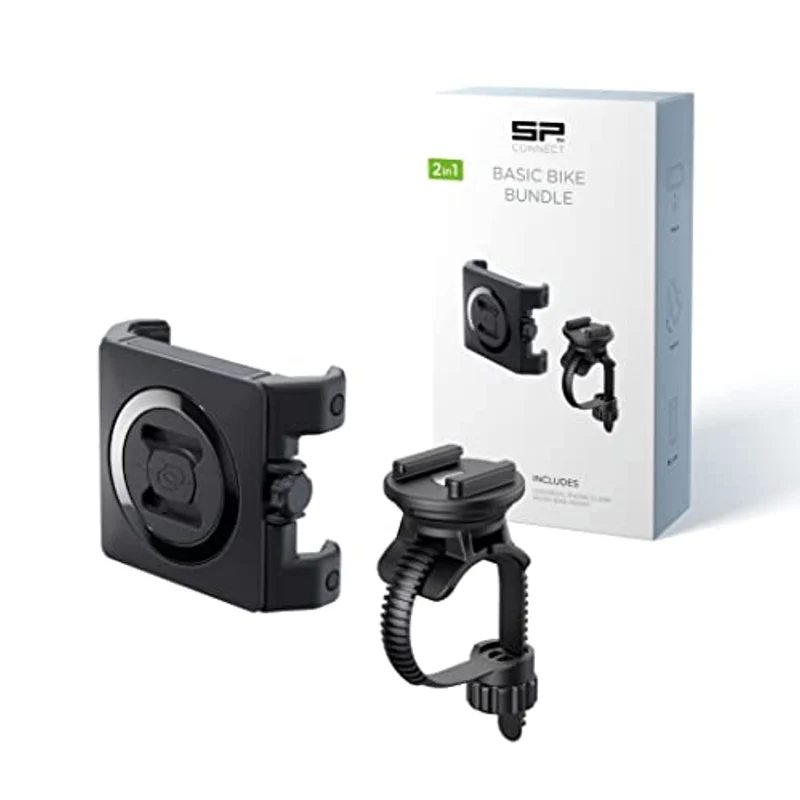 SP Connect Supporto Universale per Cellulare da Bicicletta di Montagna e di Strada - Blocco a Rotazione Brevettato, Forte Presa a Morsetto - Dispositivi Larghi 58-85mm - Accessori per Ciclismo