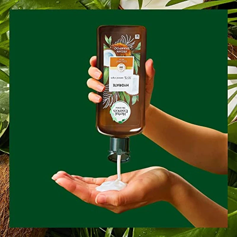 Herbal Essences Shampoo Latte di Cocco, Idrata i capelli secchi, in Collaborazione con i Giardini Botanici Reali di Kew - 250 ml