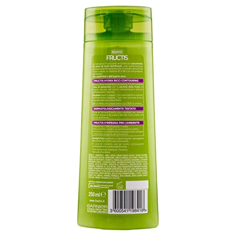 Garnier Fructis Hydra Ricci Shampoo per Capelli da Mossi a Ricci, 250 ml