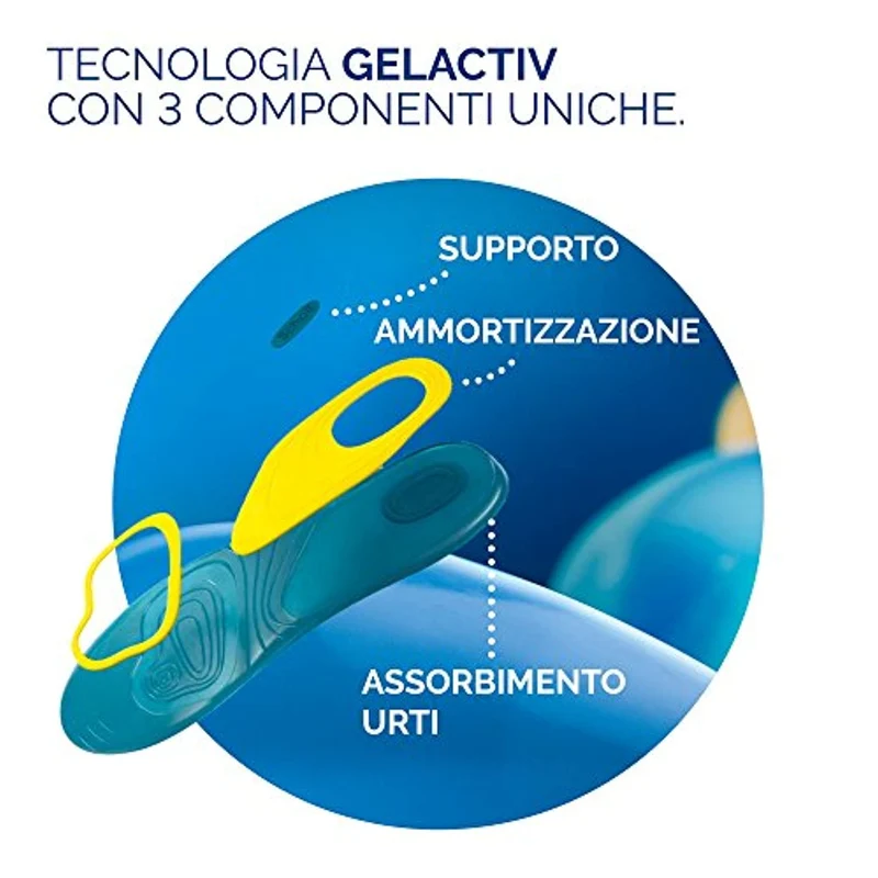 Scholl Solette Scarpe Quotidiane Gel Activ Everyday per Uomo, 40-46.5 EU, 1 Paio