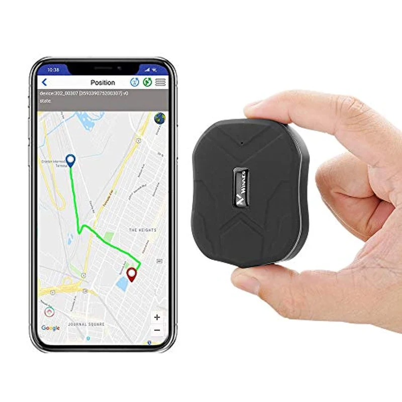 Hangang GPS Tracker, Mini GPS Tracker Localizzatore con WIFI GPS Tracker per Auto Funzione SOS TK921