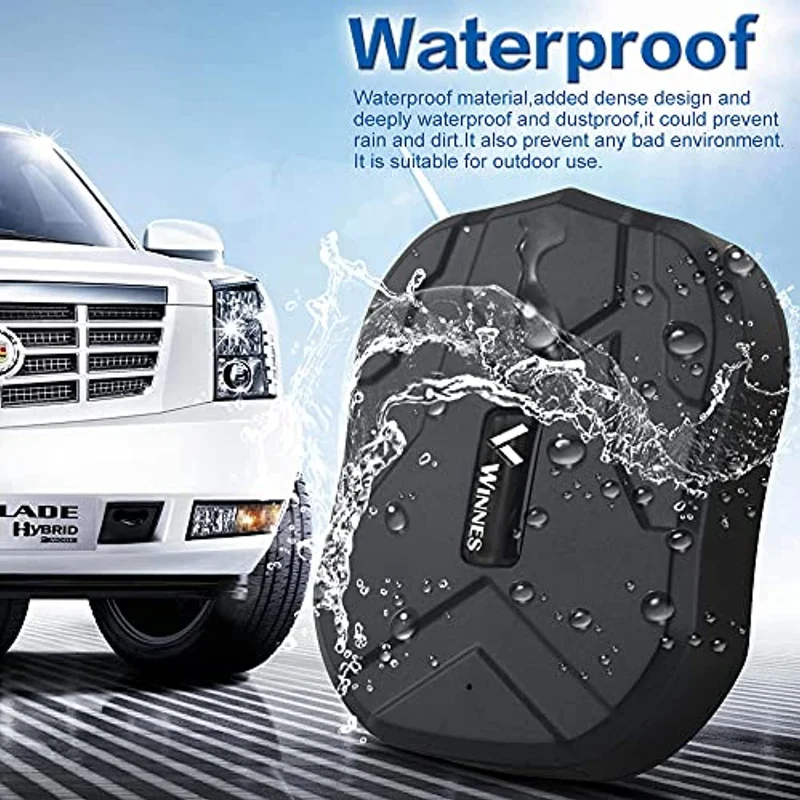 Hangang GPS Tracker, Mini GPS Tracker Localizzatore con WIFI GPS Tracker per Auto Funzione SOS TK921