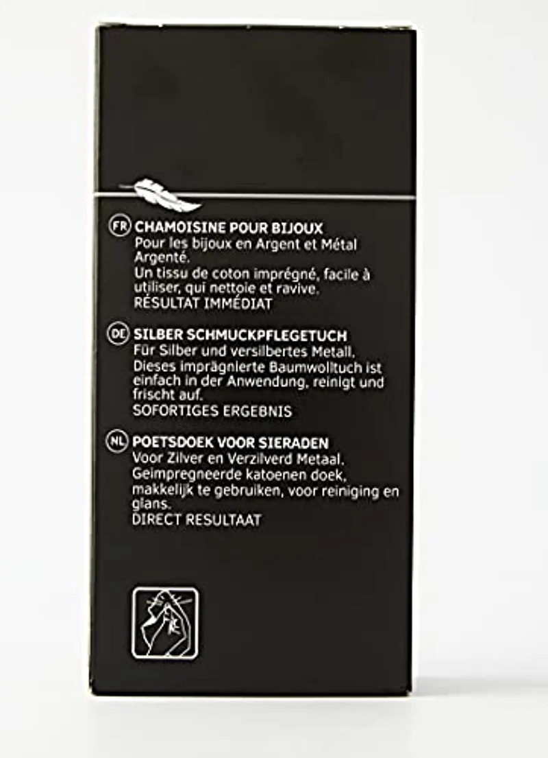 Hagerty Silver Cloth Panno detergente per gioielli 36x30cm I Panno in cotone impregnato I Panno efficace per argento con antiossidante per la pulizia di gioielli d’argento, placcati argento