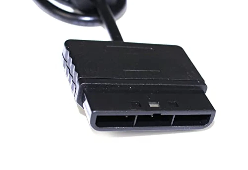 HaoYiShang - 2X Joystick cablato con doppia vibrazione For ps2 controller, compatibile per console Sony PS2 -senza confezione al dettaglio