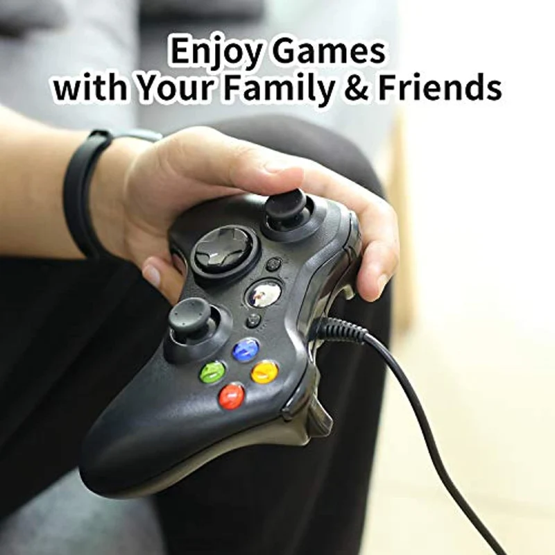 Dhaose Xbox 360 Game Controller, Wired Game Controller Gamepad Controller Cablato USB, Joystick, Joypad Compatibile per Microsoft Xbox 360 Slim PC Windows /7/8/8.1/10