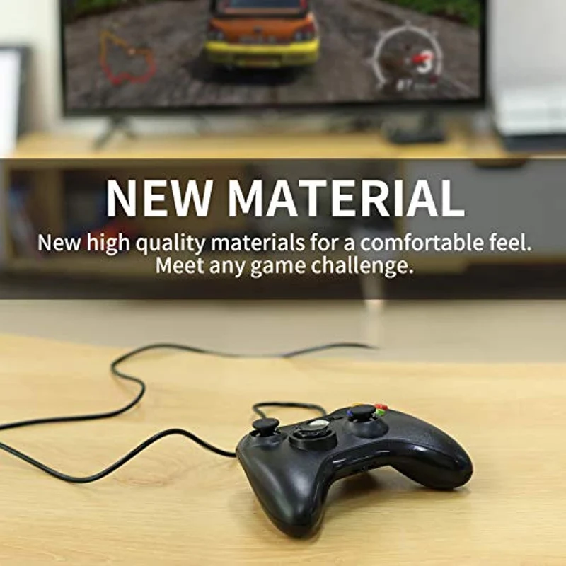 Dhaose Xbox 360 Game Controller, Wired Game Controller Gamepad Controller Cablato USB, Joystick, Joypad Compatibile per Microsoft Xbox 360 Slim PC Windows /7/8/8.1/10