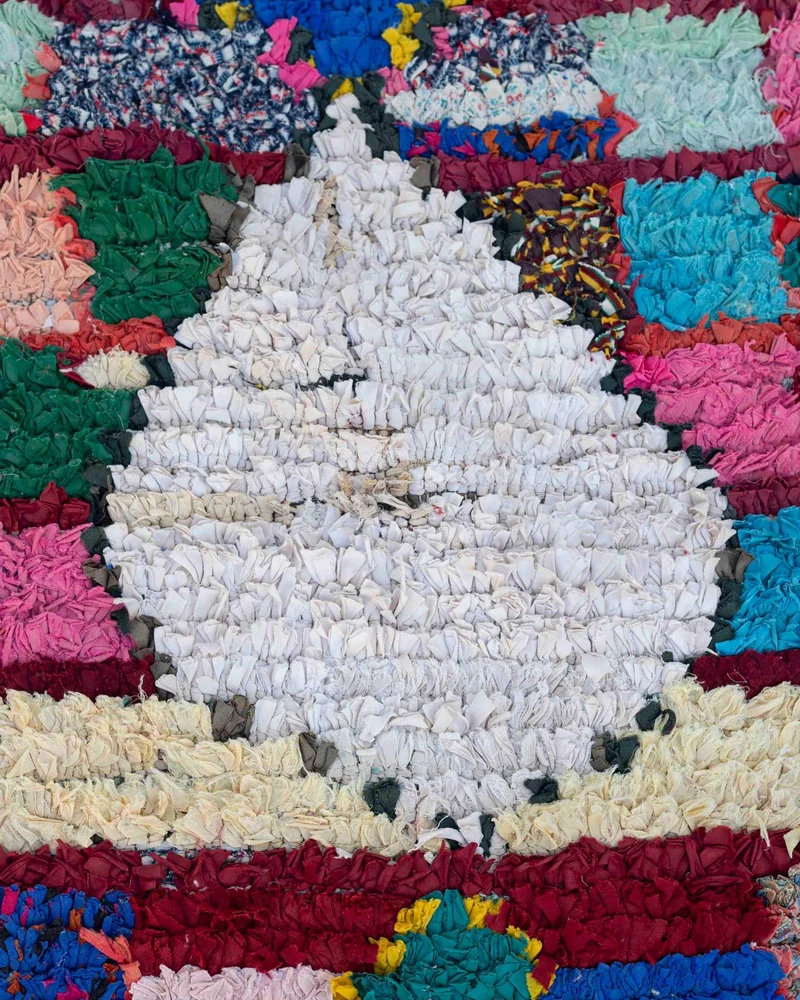 Boucherouite vintage 210 x 100 cm