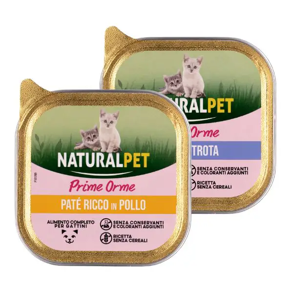 NaturalPet Cat Kitten Prime Orme Patè Grain Free 100 gr