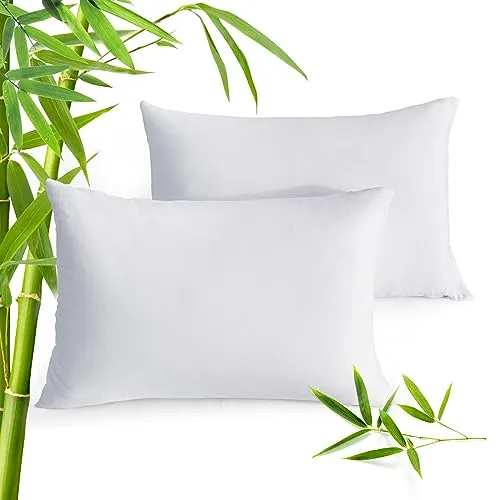 2-Pack Washed Bamboo Linen Cooling Pillowcases