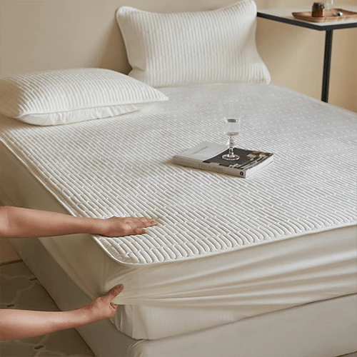Comfortable Thicken Quilted Quilting Fitted Sheets